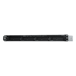 NAS RackStation RS422+ | 4 Bahías | 1U | AMD Ryzen R1600 | 2 GB DDR4 ECC | 570 MB/s Lectura | 530 MB/s Escritura | Puertos Dual 1GbE | Actualización 10GbE | Compatibilidad RAID | Synology DSM.