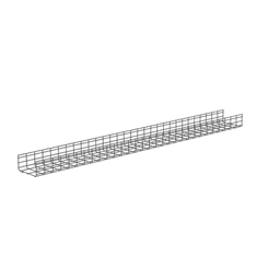 Charola Wire Basket / 12 in (305 mm) Ancho / 6 in (152 mm) Alto / 10 ft (3 m) Largo / 626 Cables Cat6 / Negro