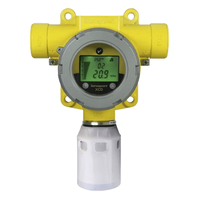 Detector fijo de oxígeno con sensor electroquímico EC, salida 4-20 mA y Modbus, para atmósferas potencialmente explosivas