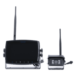 Sistema de Reversa Inalámbrico / Monitor Táctil 7" / Cámara IR CMOS / 2.4 GHz / 4 Canales / Grabación SD
