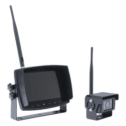 Sistema de Reversa Inalámbrico / Monitor Táctil 7" / Cámara IR CMOS / 2.4 GHz / 4 Canales / Grabación SD