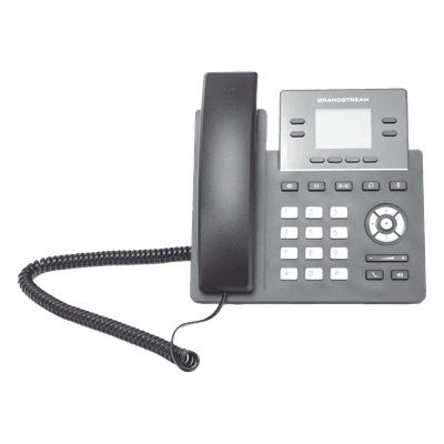 Teléfono IP Grado Operador, 4 líneas SIP con 2 cuentas, puertos Gigabit PoE, pantalla a color 2.4", codec Opus, IPV4/IPV6 con gestión en la nube GDMS