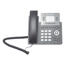 Teléfono IP Grado Operador, 4 líneas SIP con 2 cuentas, puertos Gigabit PoE, pantalla a color 2.4", codec Opus, IPV4/IPV6 con gestión en la nube GDMS