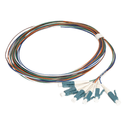Kit de 6 Pigtails con Conector LC, Multimodo 50/125 OM4, 900um, de 1 Metro (3.28 Pies)