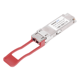 Transceptor Óptico QSFP+ (Mini-Gbic) / Monomodo 1310 nm / 40 Gbps / 40GBASE-ER4 /Conectores LC/UPC Dúplex / DDM / Hasta 40 km