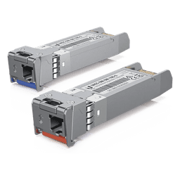 UFiber Módulo SFP+, transceptor MiniGibic MonoModo 10 Gbps, distancia 10 km, un conector LC. Incluye 2 piezas