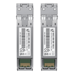 UFiber Módulo SFP+, transceptor MiniGibic MonoModo 10 Gbps, distancia 10 km, un conector LC. Incluye 2 piezas
