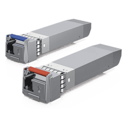 UFiber Módulo SFP+, transceptor MiniGibic MonoModo 10 Gbps, distancia 10 km, un conector LC. Incluye 2 piezas
