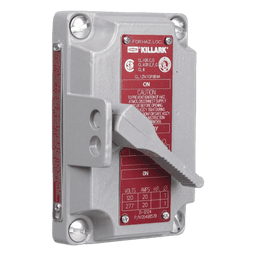Tapa P/Interruptor Serie XS D/ 2 Polos 20 A 120/277 V CA.