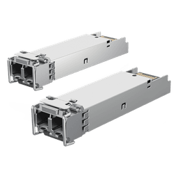 UFiber Módulo SFP, transceptor MiniGibic MultiModo 1 Gbps, distancia 550m, conectores LC, paquete de 2 piezas