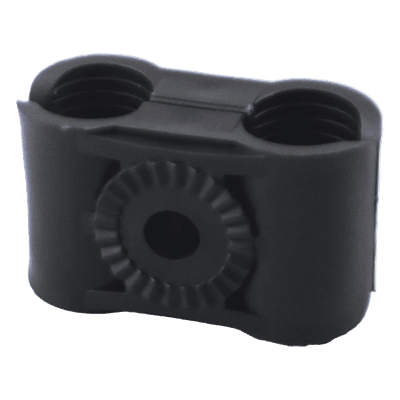 Paquete de 10 Sujetadores Plasticos Para Cable Coaxial de 1/2"