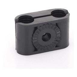 Paquete de 10 Sujetadores Plasticos Para Cable Coaxial de 1/2"