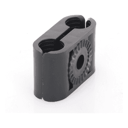 Paquete de 10 Sujetadores Plasticos Para Cable Coaxial de 1/2"