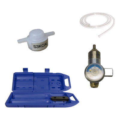 Kit de Calibración / Regulador 0.3 lpm / Tubing y Adaptador de Flujo / Estuche de Transporte / Gases Tóxicos