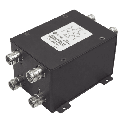 Combinador híbrido / 4x4 / 617-5925 MHz / 100W / -161 dBc / 4.3-10 / IP67 / 2.3 kg / 5.1 lb