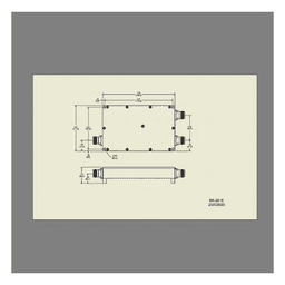 DIPLEXOR 617-960/1695-2700MHz 250W -161dBc 4.3-10 IP67 .