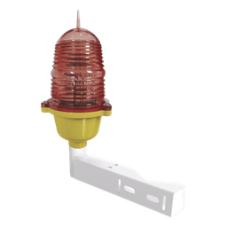 Estrobo Led de Obstrucción Color Rojo (110 Vca de Entrada) / Luz fija / Incluye Herraje para montarlo 