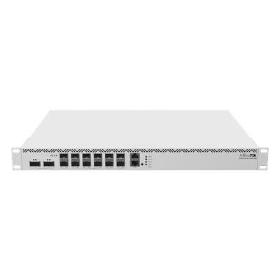 Router Cloud Core / CPU 16 núcleos 2.0 GHz / 12x SFP28 25 Gbps / 2x QSFP28 100 Gbps / PSU redundante hot-swap