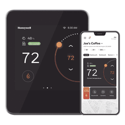 Termostato Comercial Conectado / BACnet MS/TP e IP sobre Wi-Fi / Pantalla Táctil TFT 4 Pulgadas / 5 Etapas Calefacción / 3 Etapas Refrigeración