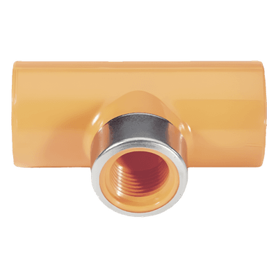 CONECTOR EN T 3/4" X 1/2"  FPT
