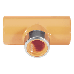 CONECTOR EN T 3/4" X 1/2"  FPT