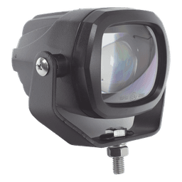 Señalizador LED para Montacargas / Flecha de Dirección Azul Móvil / 12-80 V CC / Carcasa Aluminio y Policarbonato / Certificaciones CE, R10, UL, RoHS