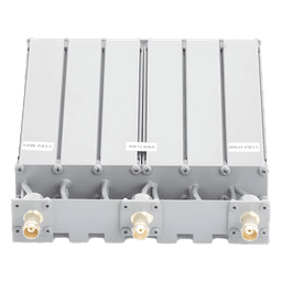 Duplexer SYSCOM Modificado en UHF, 6 Cav. 470-490 MHz, 50 Watt, 5 MHz Sep. Rechazo de Banda, BNC Hembras.