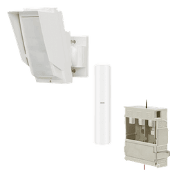 Detector de Movimiento PIR Antimascara Tipo cortina / 100% Exterior /  Inalámbrico / Hasta 24 metros / Incluye transmisor DS-PDMC-EG2-WB(B) para paneles AXPRO