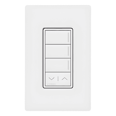 Teclado inalámbrico Sunnata RF de 3 botones con subir/bajar para escenas de iluminación, sistema RadioRA 3