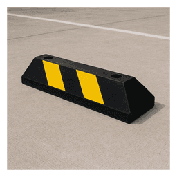Tope Vehicular P / Estacionamiento / 55cm / Color Negro-Amarillo.