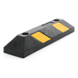 Tope Vehicular P / Estacionamiento / 55cm / Color Negro-Amarillo.