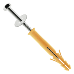 Tornillo P / Tope Estacionamiento / Reductor D / Velocidad / 12 Cm / Con Arandela / Taquete D / Plastico.