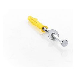 Tornillo P / Tope Estacionamiento / Reductor D / Velocidad / 12 Cm / Con Arandela / Taquete D / Plastico.