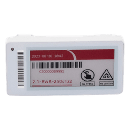 Etiqueta de Tinta Electrónica / ESL / 2.1 Pulgadas / Uso en Estantes / Bluetooth