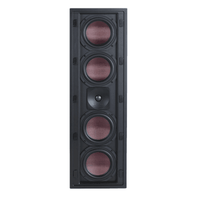 Bocina de pared / 4 woofers fibra de carbono 6.5'' / Tweeter titanio 1'' / 250W / 91dB / 36Hz-20kHz