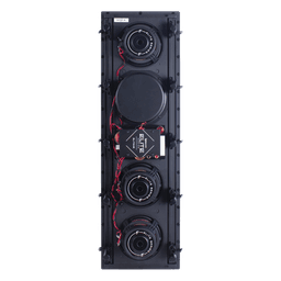 Bocina de pared / 4 woofers fibra de carbono 6.5'' / Tweeter titanio 1'' / 250W / 91dB / 36Hz-20kHz