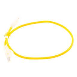Cable de Parcheo Slim UTP Cat6A - 0.5 Metros (1.64 Pies) Amarillo, Diámetro Reducido (28 AWG)