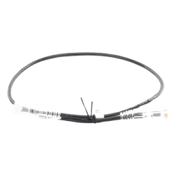 Cable de Parcheo Slim UTP Cat6A - 0.5 Metros (1.64 Pies) Negro, Diámetro Reducido (28 AWG)