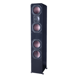 ELITE SERIES PREMIUM HOME THEATER 3 VIAS, 4 WOOFER DE FIBRA DE CARBONO 6.5", 1 TWEETER DE TITANIO, COLOR NEGRO