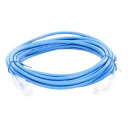 Cable de Parcheo Slim UTP Cat6A - 3 Metros (9.84 Pies) Azul, Diámetro Reducido (28 AWG)