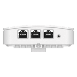 Punto de Acceso Empresarial Wi-Fi 6 / Con diseño para Pared /  3 Puertos Gigabit (1 con Salida PoE) / Doble banda en ( 2.4 y 5 GHz) / Hasta 2.5 Gbps / Gestión desde la Nube / Alimentación PoE af