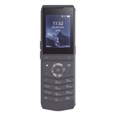 Teléfono IP Wi-Fi Portátil / Wi-Fi 6 Dual Banda / IP67 / Bluetooth 5.0 / Batería 1900 mAh / Pantalla 2.4''