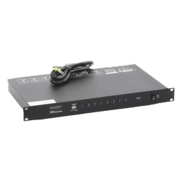 Secuenciador de Potencia / 8 Canales / Retraso 1 s / 6000 W Total / 10 A por Canal / Activación Remota 24 VCD / Rack 19" (1.7 ft)
