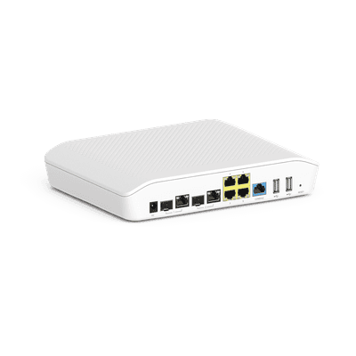 Firewall SD-WAN para PYME NSE3000 / 2 puertos WAN Gigabit + 2 SFP Combo / 4 puertos LAN Gigabit / IDS-IPS y Bloqueo de Aplicaciones / Gestión Cloud cnMaestro / Hasta 1,000 Dispositivos