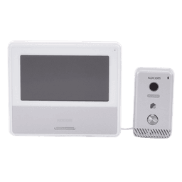 Kit de Videoportero IP / Monitor Wi-Fi / Apertura Remota por App / Alimentación 110 VCA / Diseño Compacto