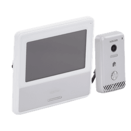 Kit de Videoportero IP / Monitor Wi-Fi / Apertura Remota por App / Alimentación 110 VCA / Diseño Compacto