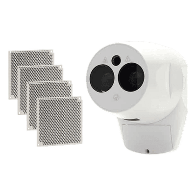 Detector Lineal De Humo Motorizado, Alcance Hasta 120m, Alineación Automatica, Por Haz Reflejado, Convencional, Compatible Con Todos Los Paneles De Detección De Incendio (0200-11650)