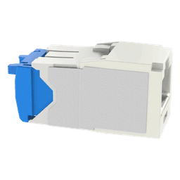 Conector Jack RJ45 / Cat 6A / Mini-Com TG / Sin Blindaje / Gel Anti-Corrosión / 22-26 AWG / Color Blanco Mate
