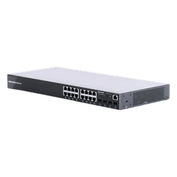 Switch PoE+ Administrable / 16 Puertos Gigabit / 4 SFP Uplink / 240W / 40 Gbps