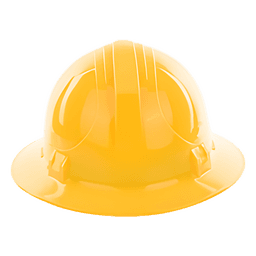 Casco de Seguridad / Ala Ancha / Dieléctrico 30,000 V / Polietileno Alta Densidad / 0.37 kg / 10.7 x 6.5 x 12.4 in